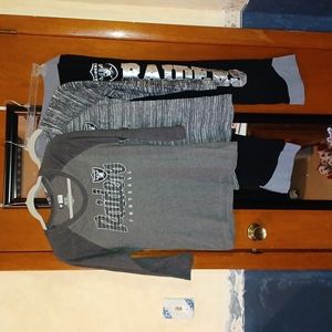 Womens Raiders lounge set size med